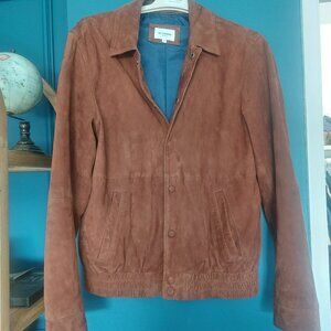 Sezane Suede Camel Jacket